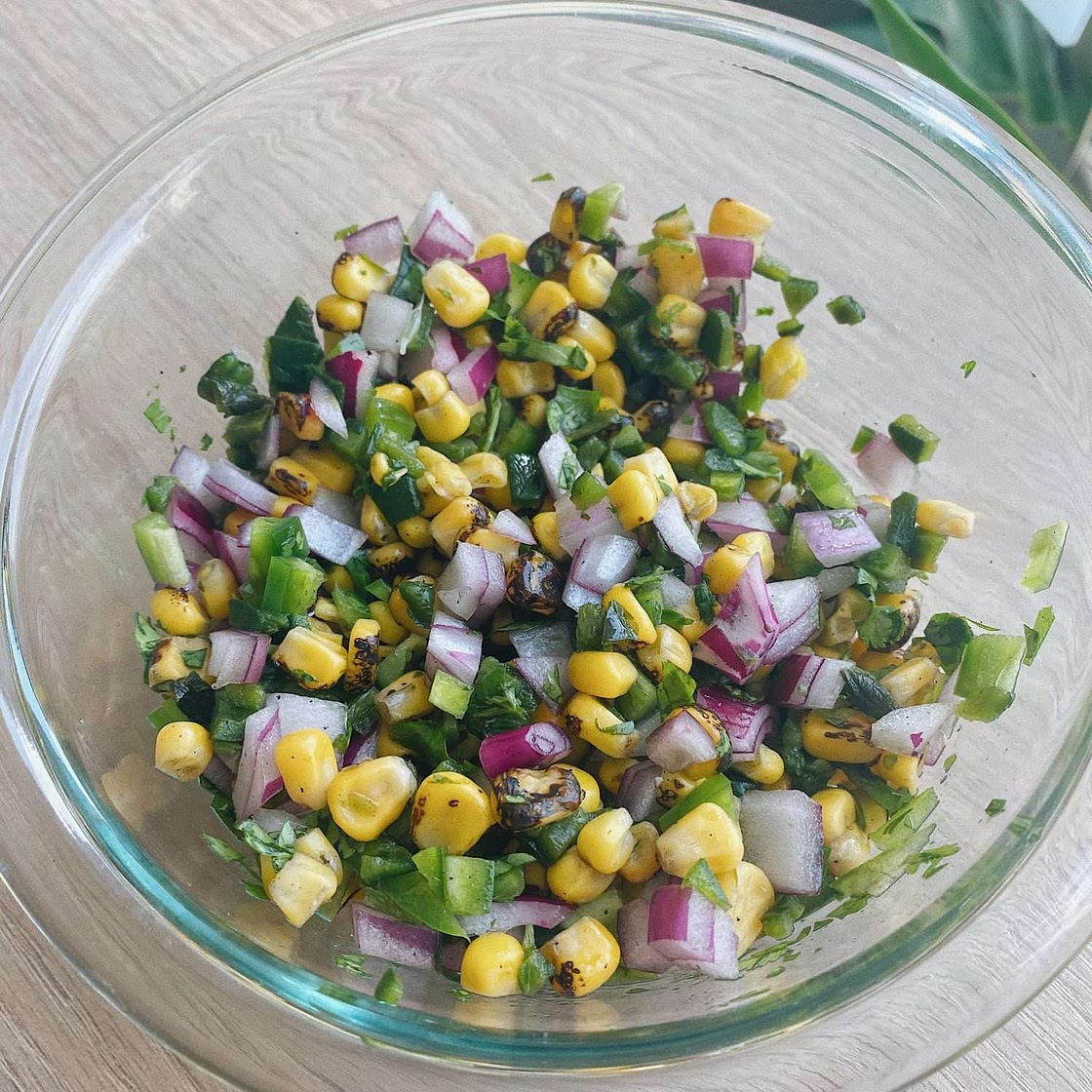 Roasted Chili-Corn Salsa