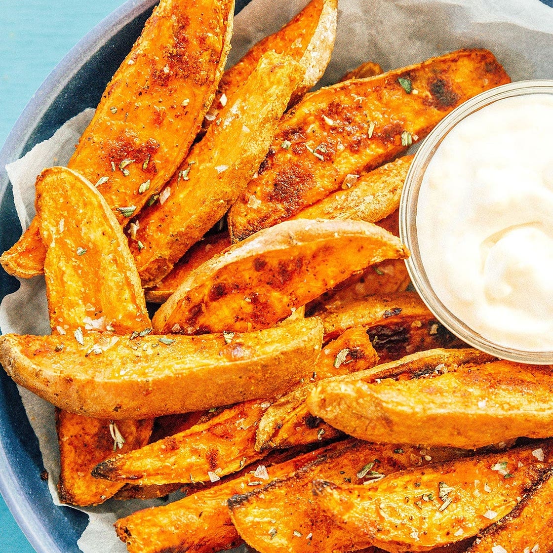 Crispy Oven-Baked Sweet Potato Wedges
