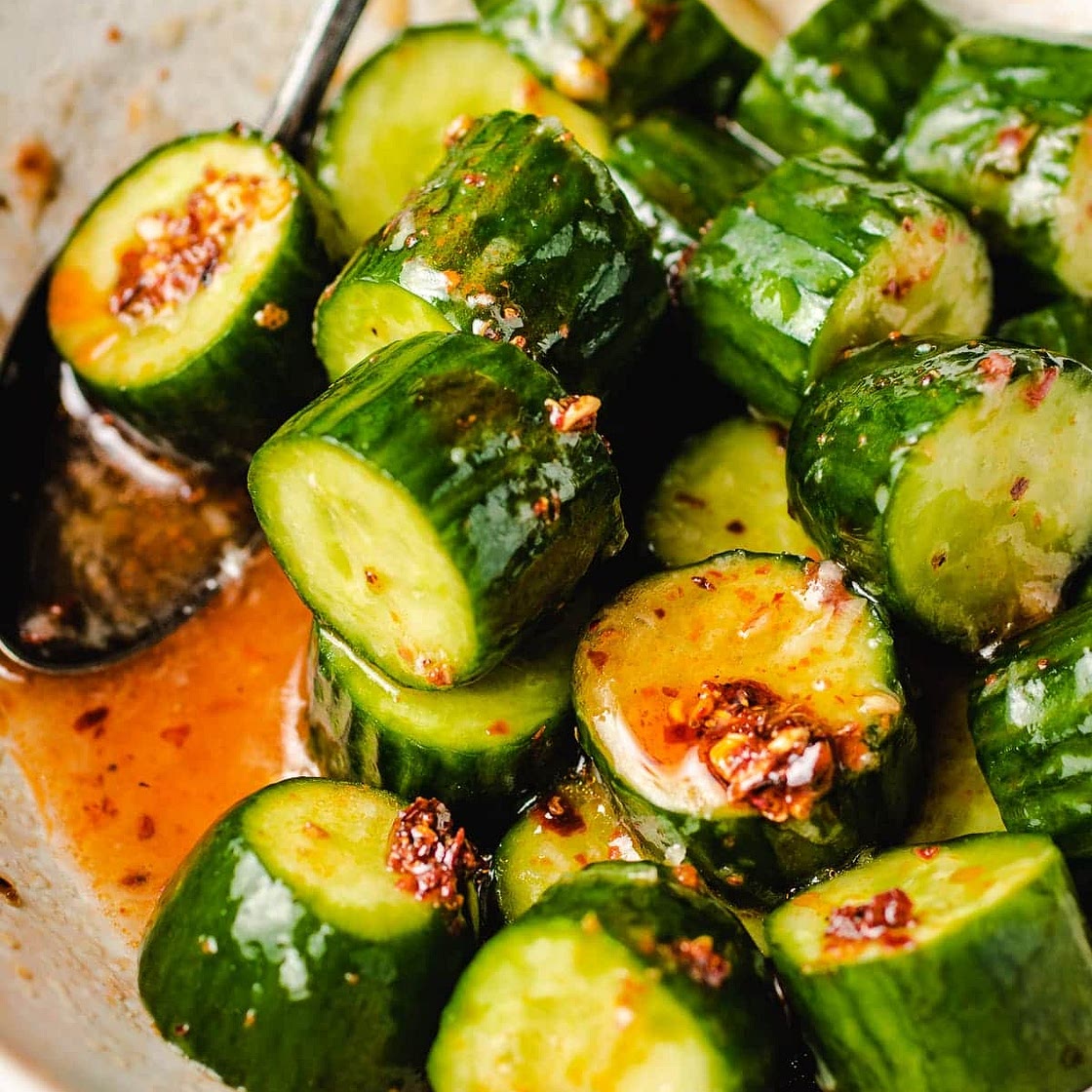 Asian cucumber salad recipe
