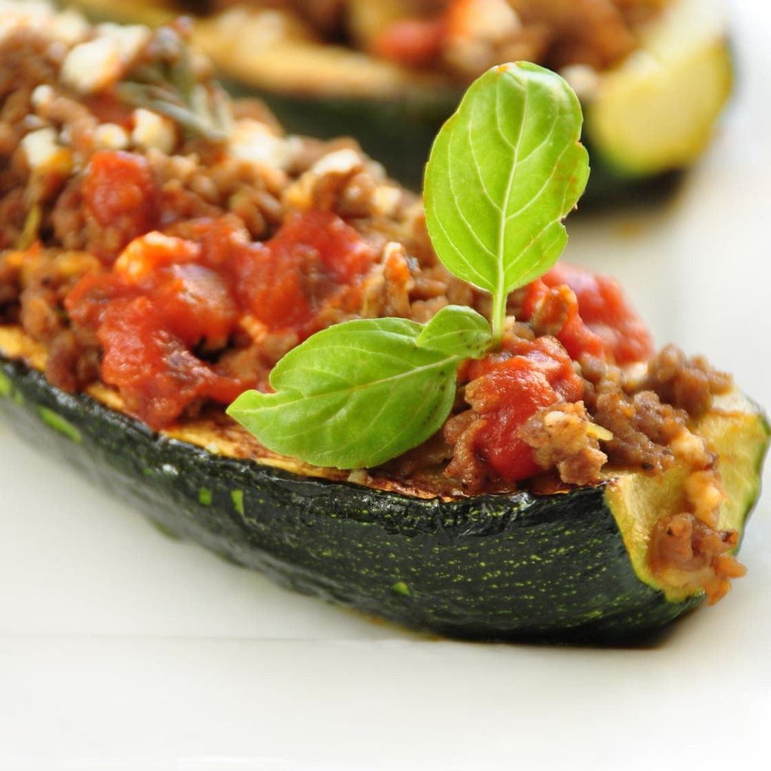 Courgette farcie