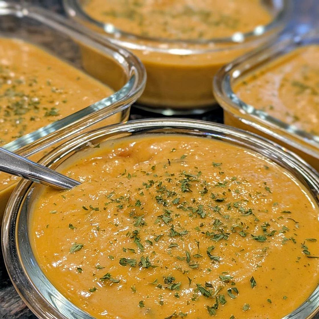 Pureed Roasted Veggie Soup