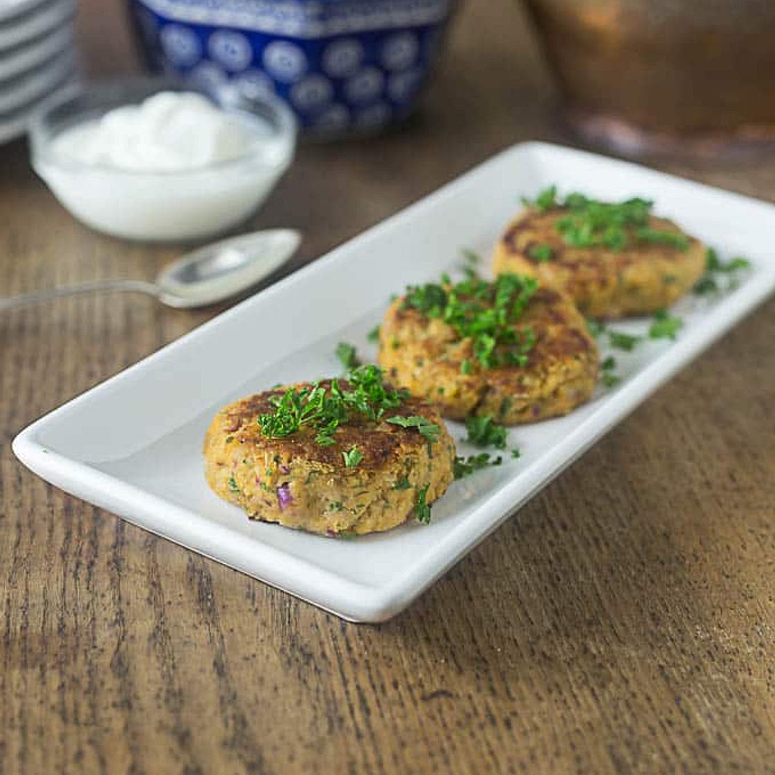 Turkish Chickpea Burgers Recipe