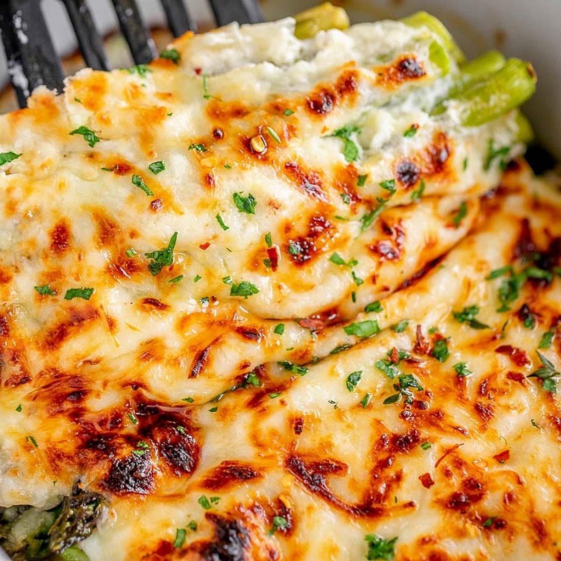 Cheesy Asparagus Casserole