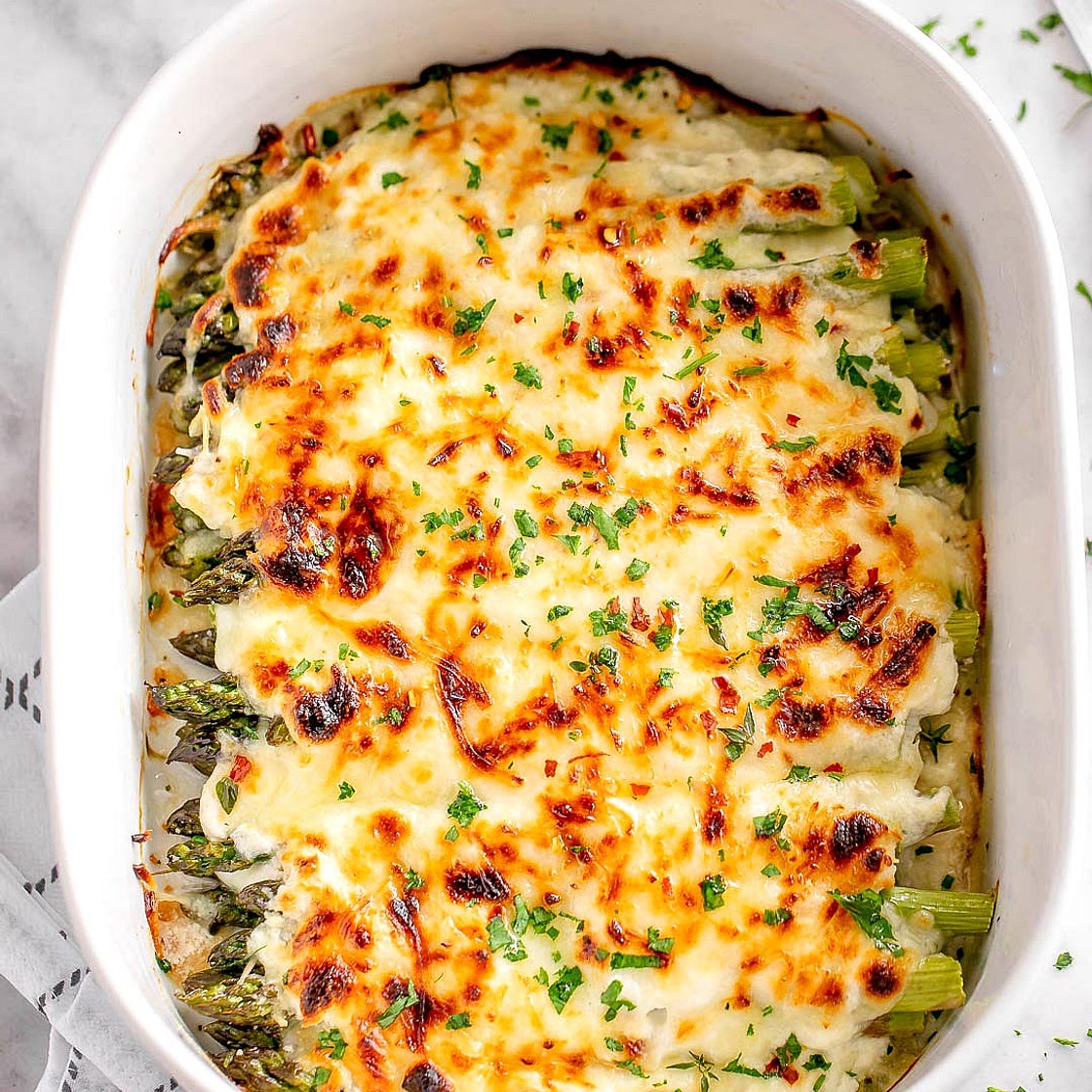Cheesy Asparagus Casserole