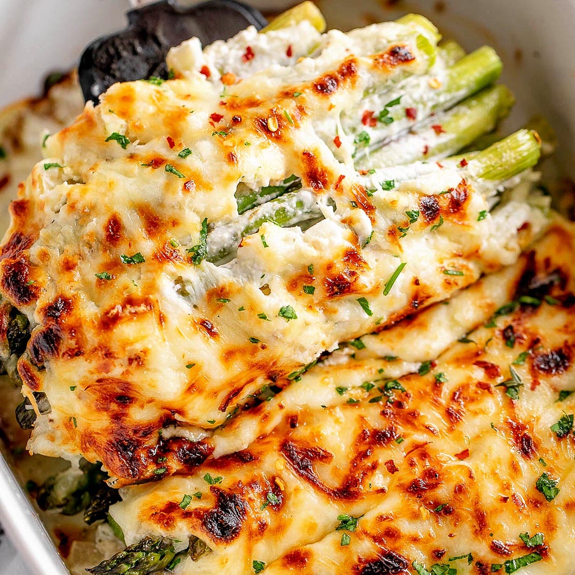 Cheesy Asparagus Casserole