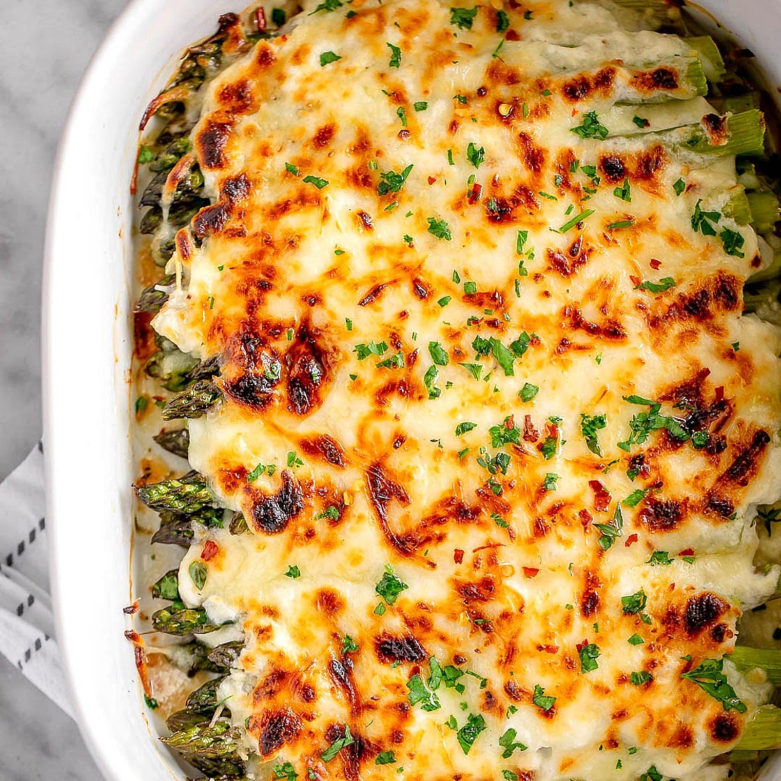 Cheesy Asparagus Casserole