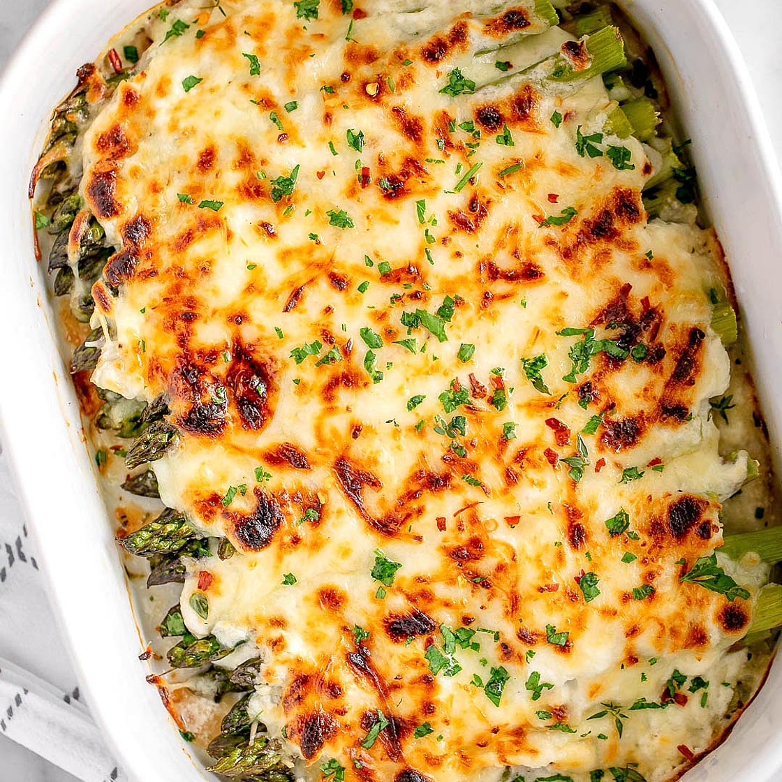 Cheesy Asparagus Casserole