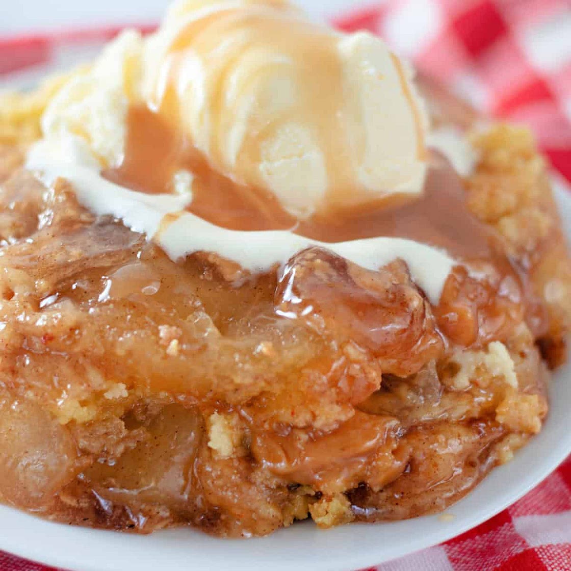 Caramel Apple Dump Cake