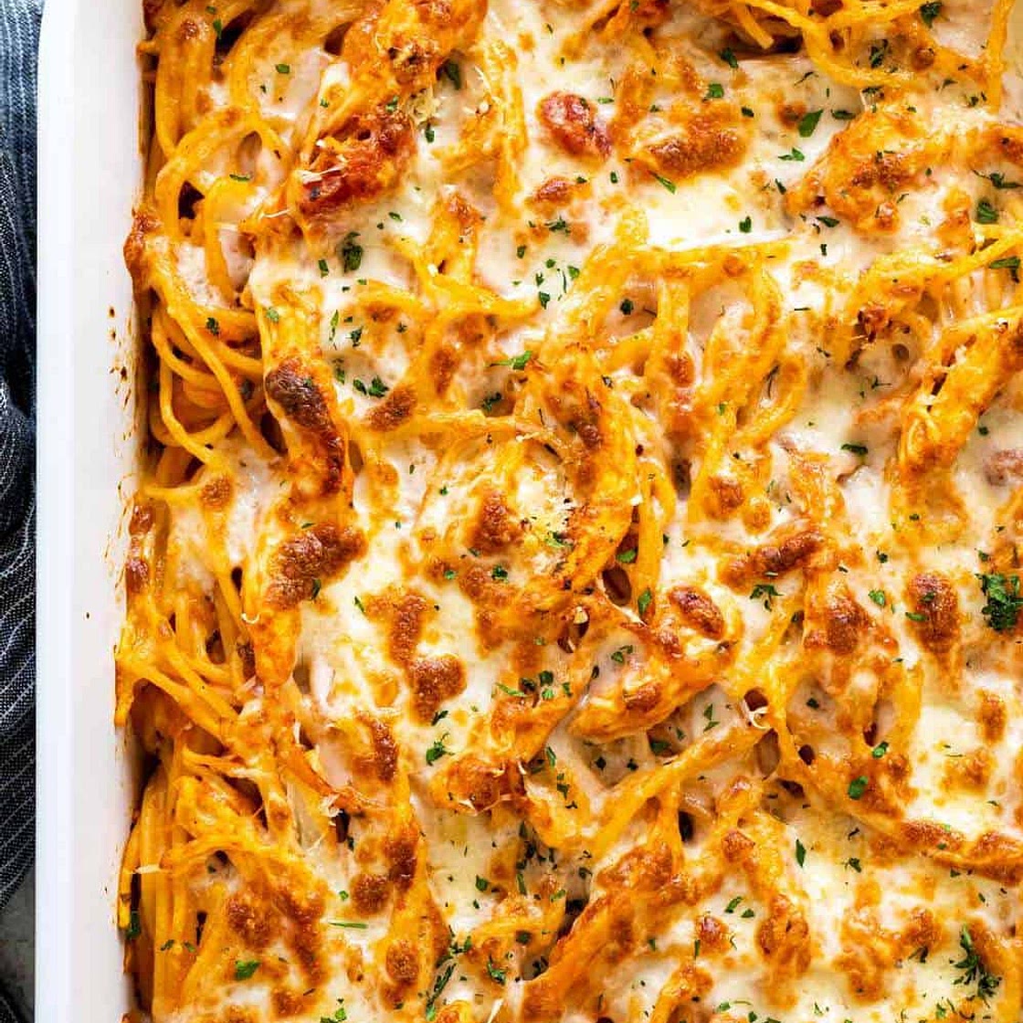 Baked Chicken Spaghetti