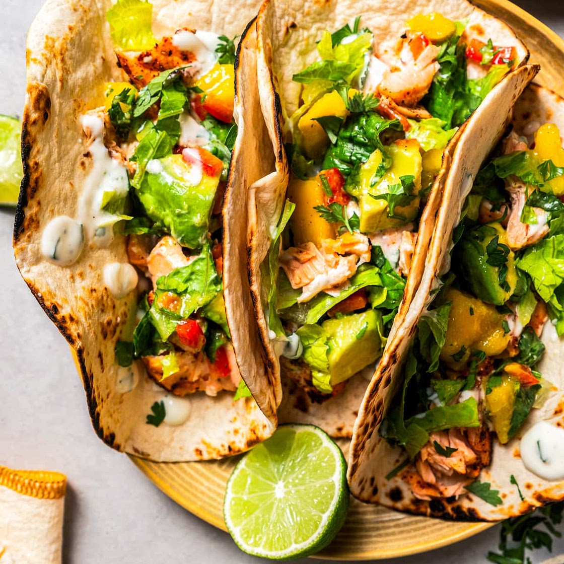 Salmon Tacos