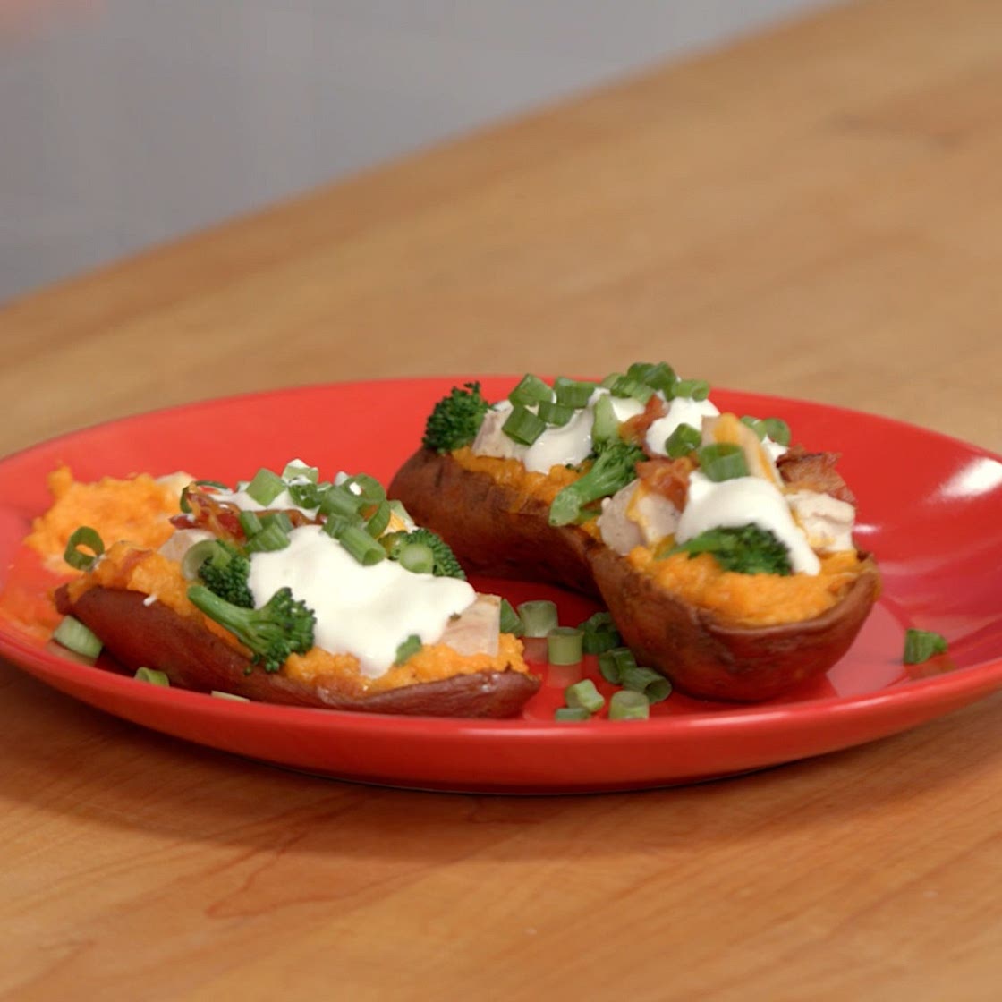 Baked Sweet Potato Skins