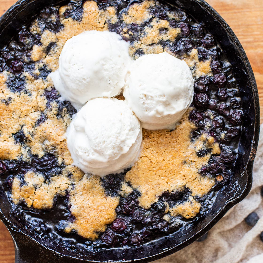 Gluten-Free Blueberry Cobbler