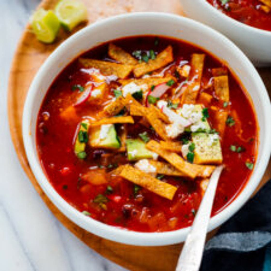 Vegetarian Tortilla Soup