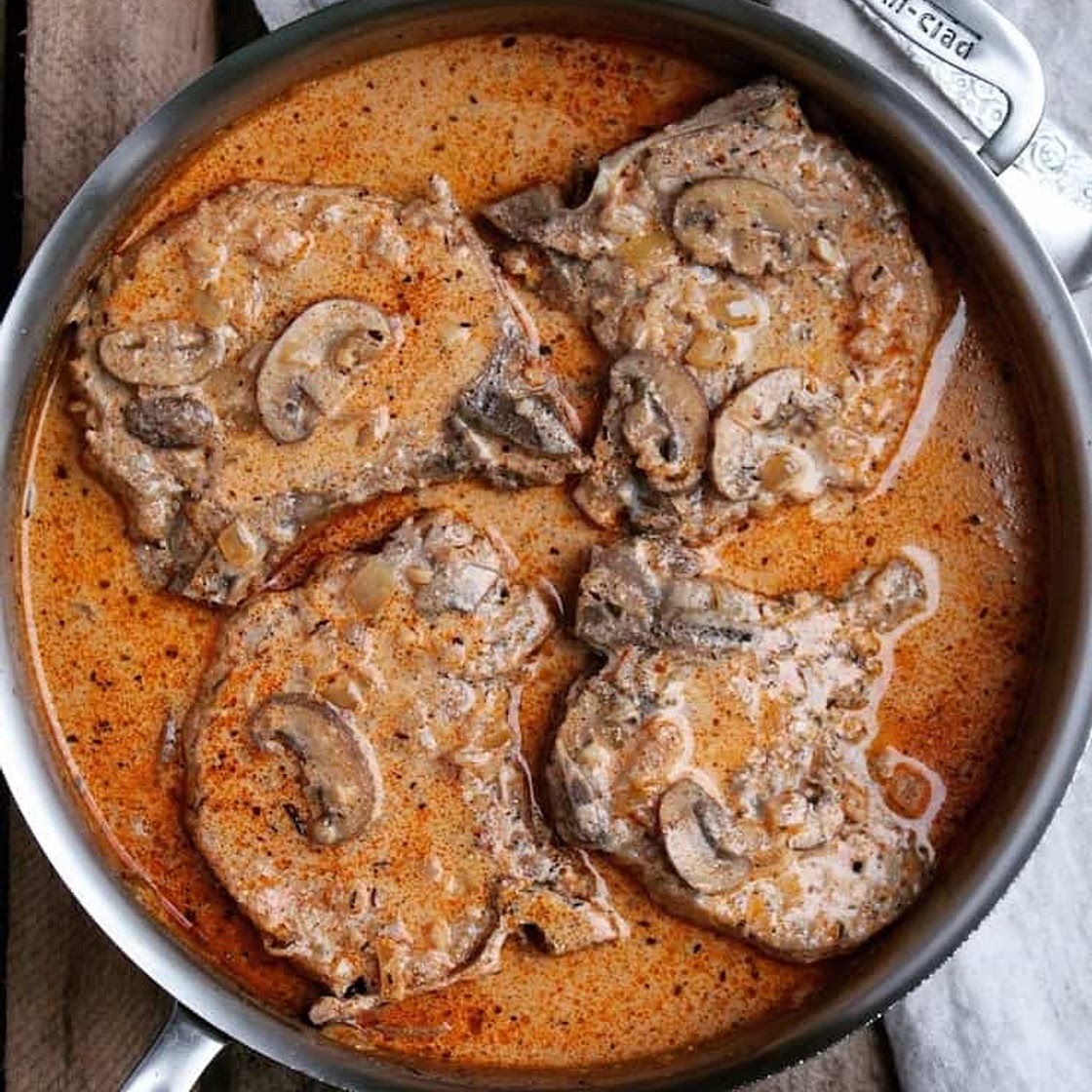 Creamy Cajun Pork Chops
