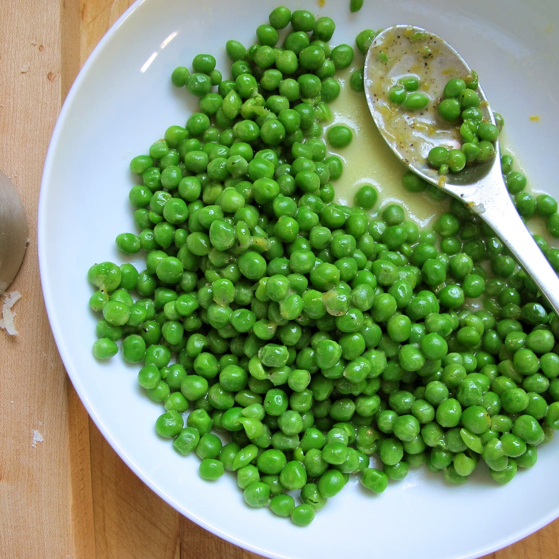Sweet Peas with Parmesan and Lemon Recipe from Jessica Seinfeld | Jessica Seinfeld