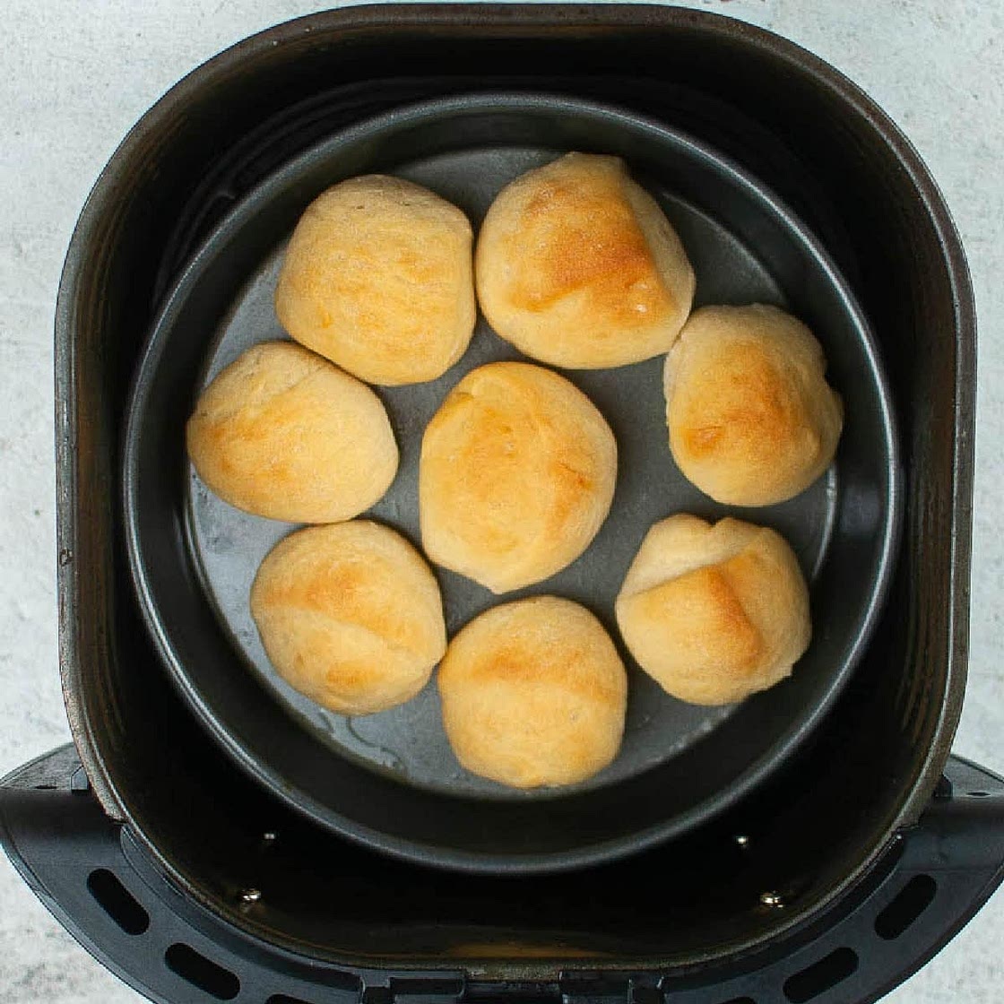 Homemade Air Fryer Dinner Rolls