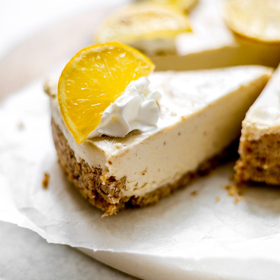 Sweet & Tangy Vegan Lemon Cheesecake