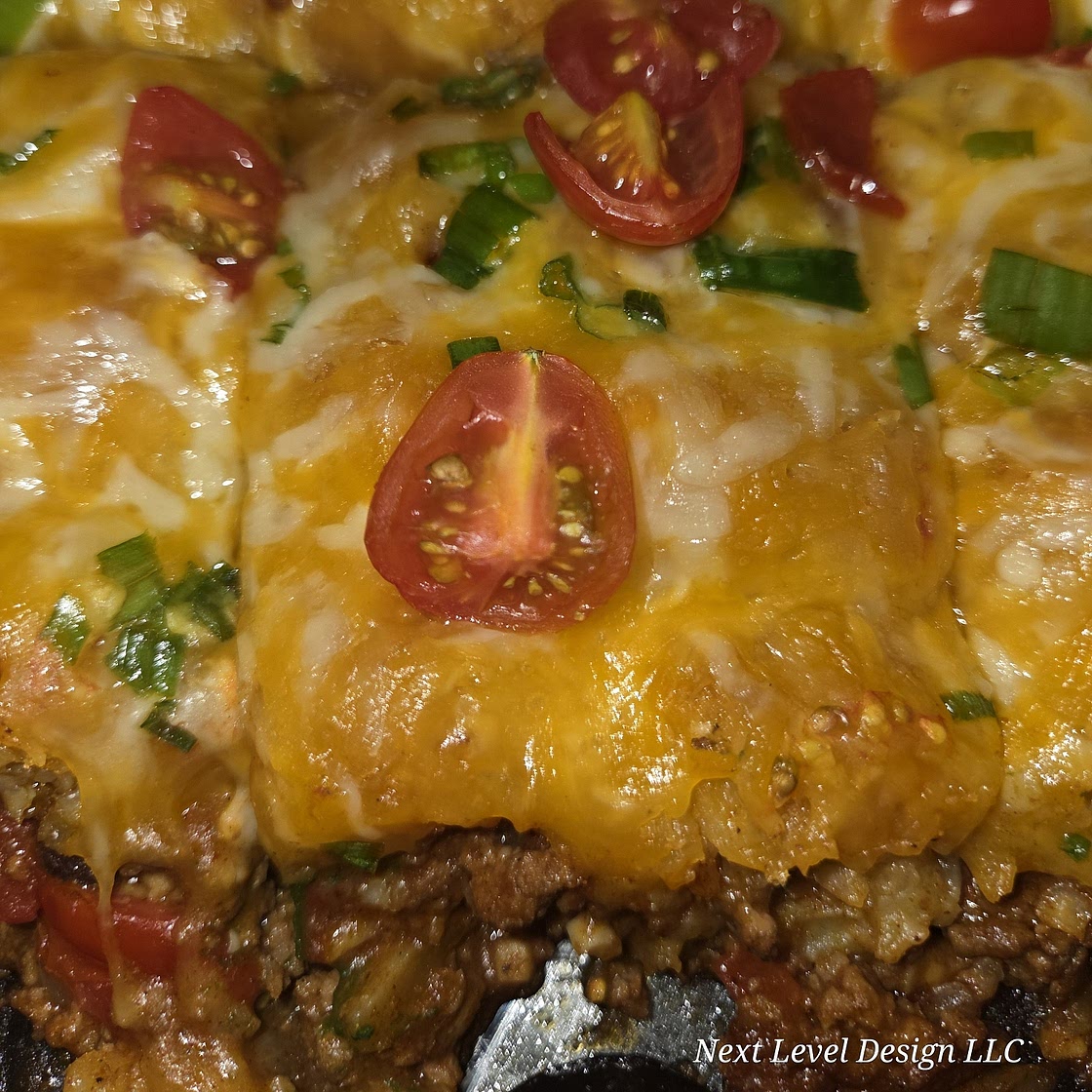 Mexican Casserole with Tater Tots & Ground Beef