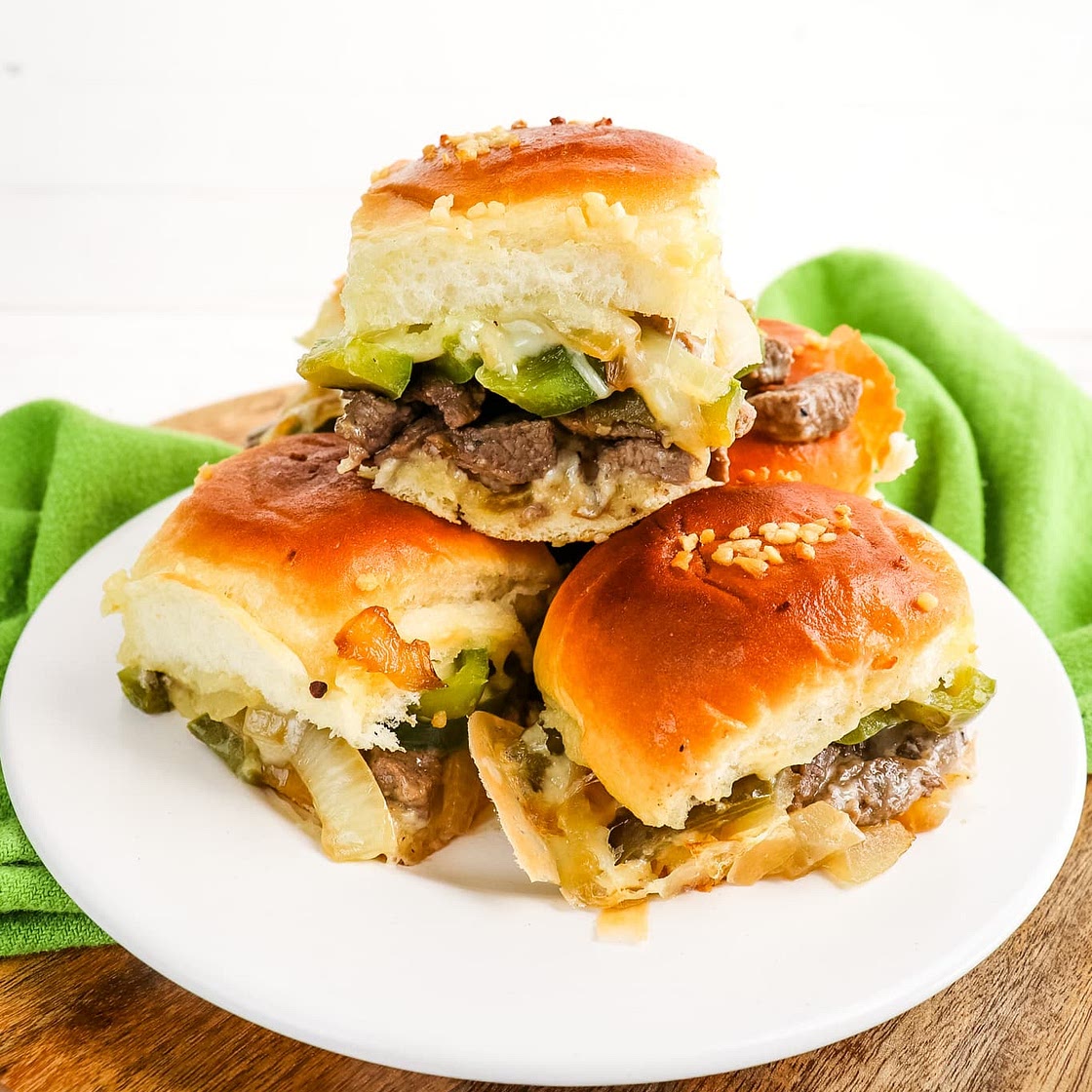 Philly Cheesesteak Sliders