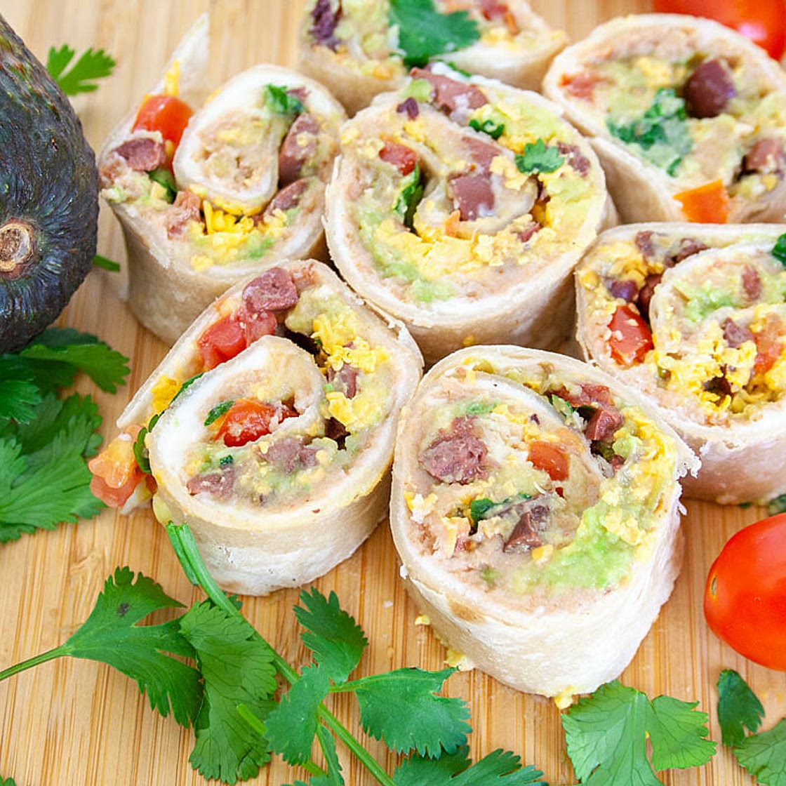 Vegan Mexican Pinwheels