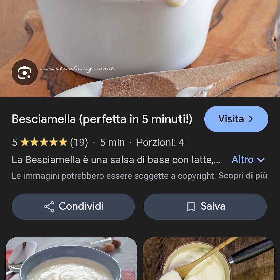 Besciamella mamma