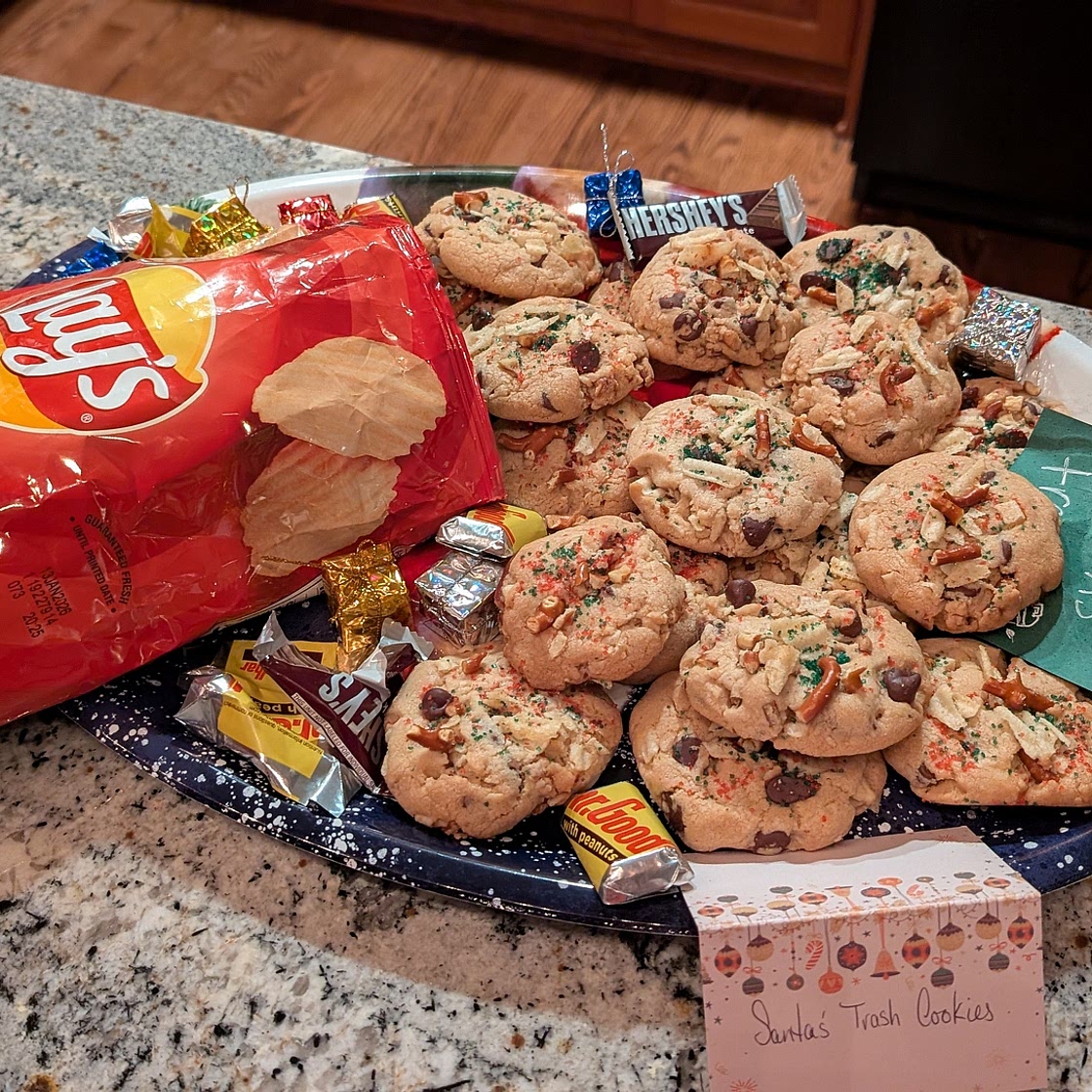 Santa's Trash Cookies