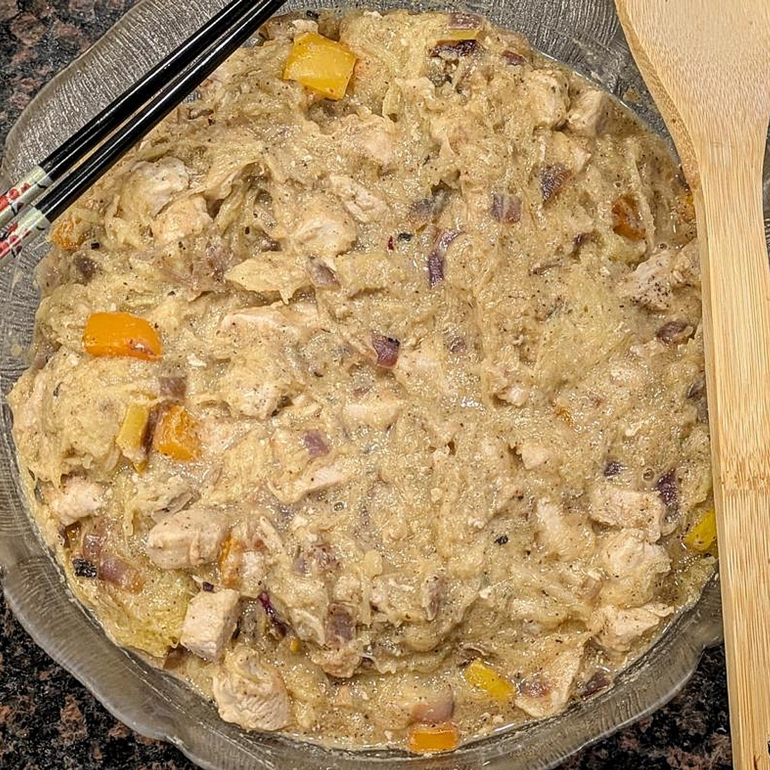 Chicken Pad Thai with Spaghetti Squash