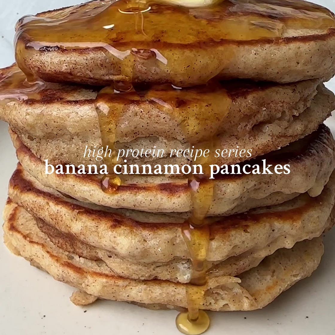 Banana protein pancakes 🍌🥛✨ Welcome to my new high-protein recip
