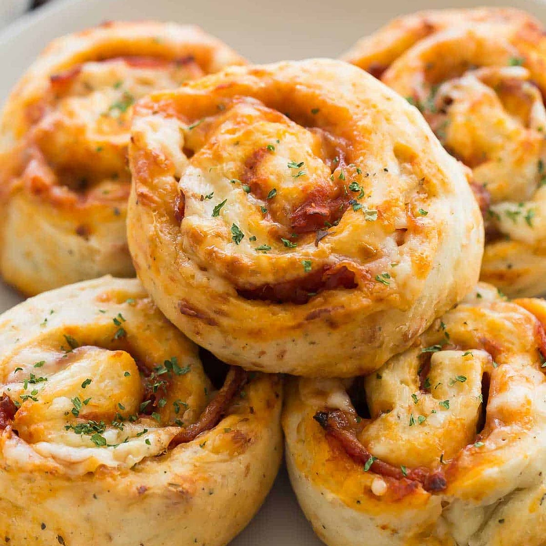 Easy Pizza Pinwheels Recipe