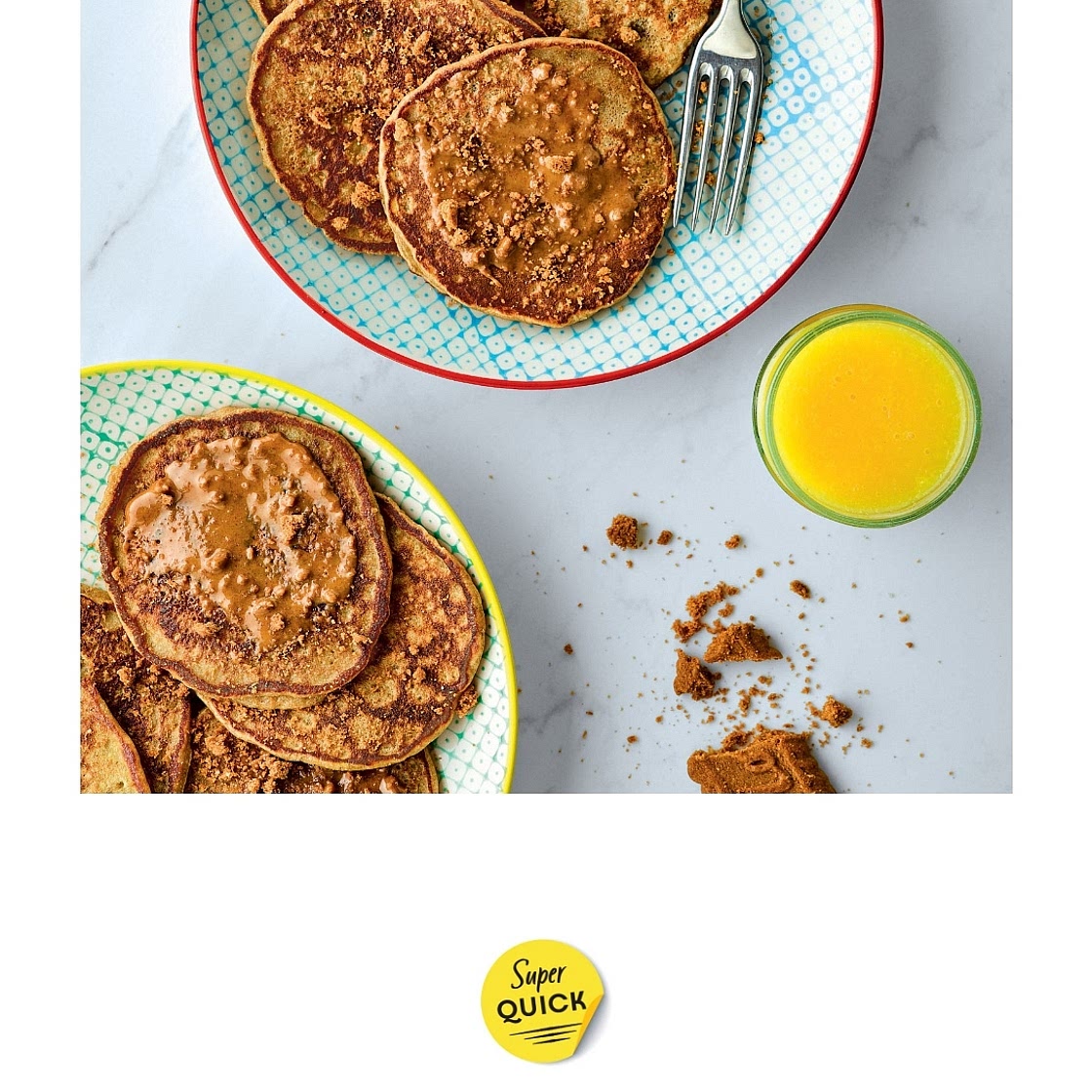 Biscoff Pancakes (Pinch of Nom)