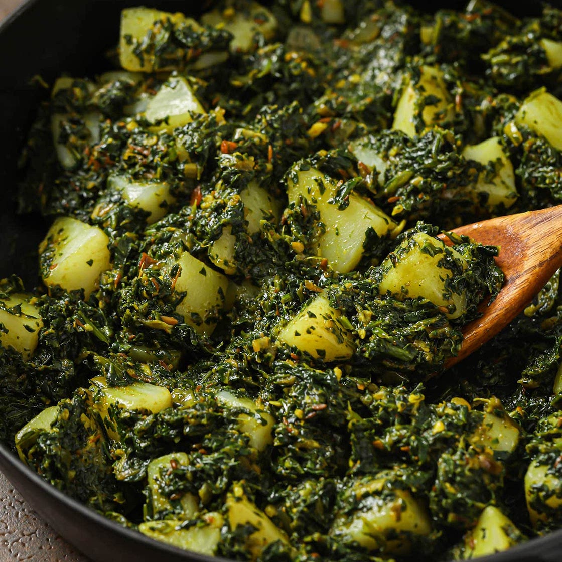30-Minute Aloo Palak (Spinach and Potato Curry)