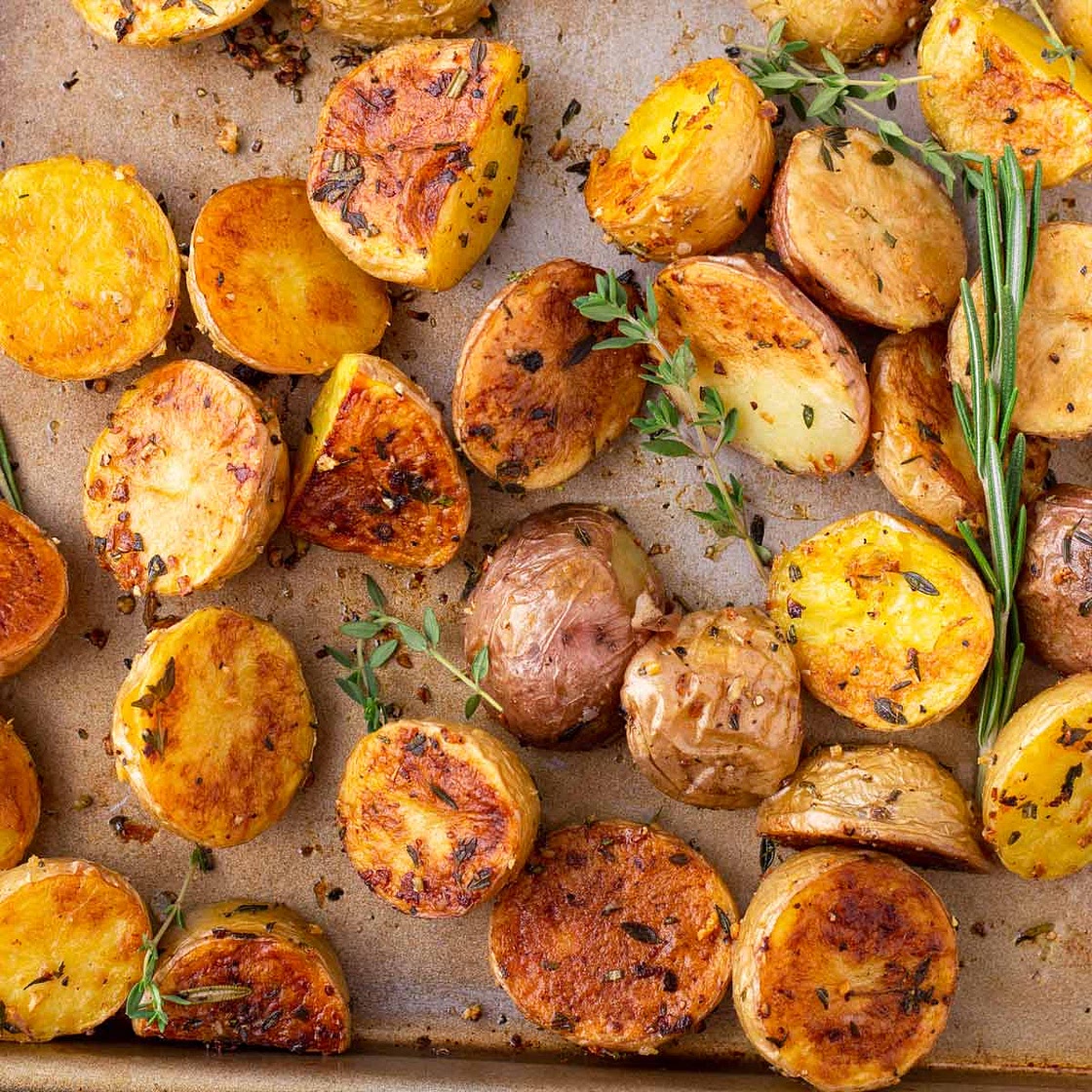 Oven Herb Roasted Potatoes