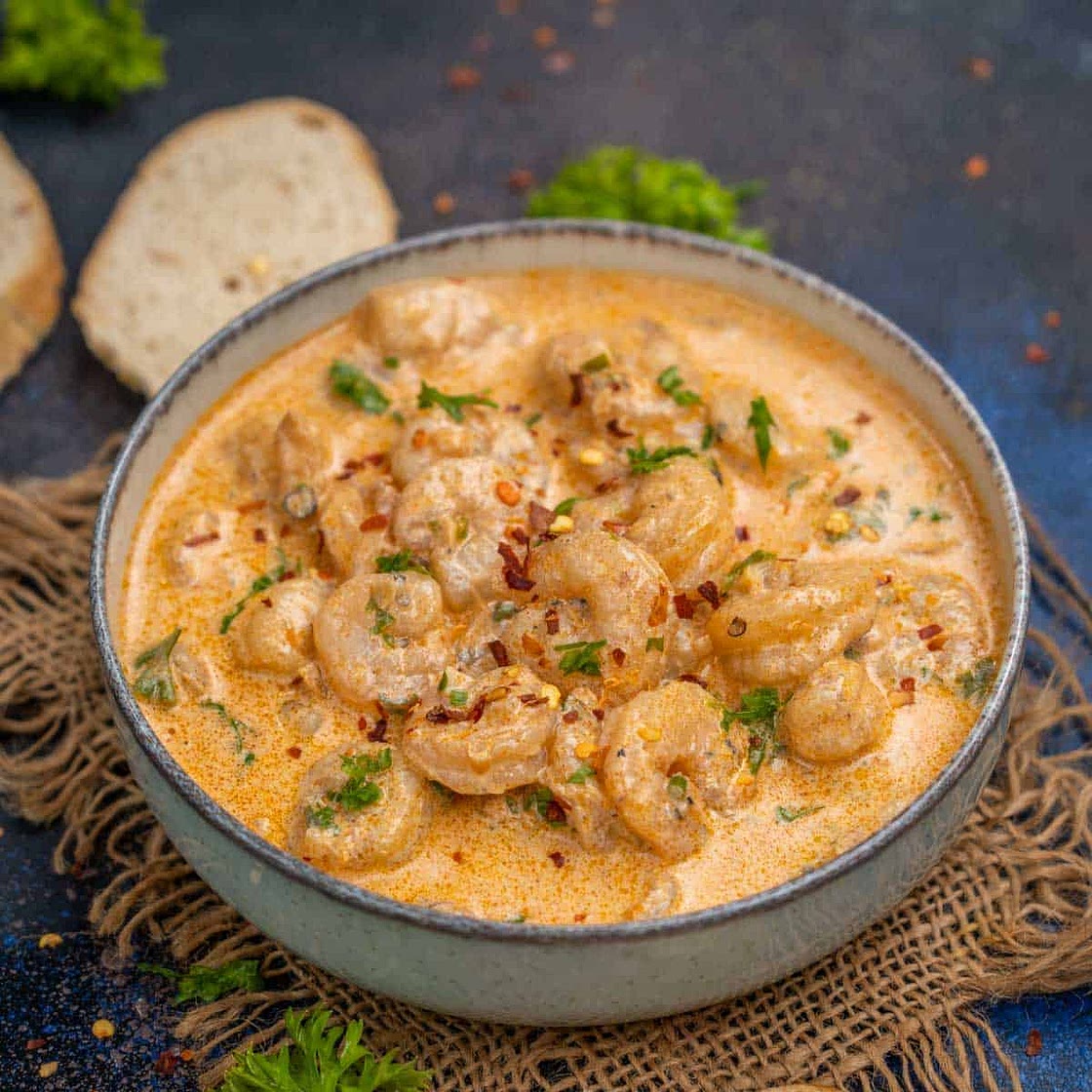 Creamy Garlic Paprika Shrimp Recipe