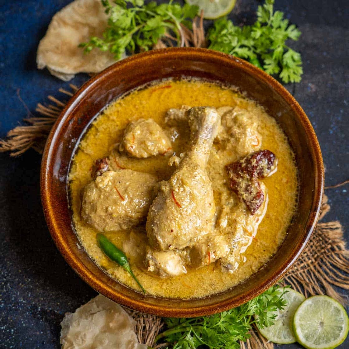 Bengali Chicken Rezala Recipe