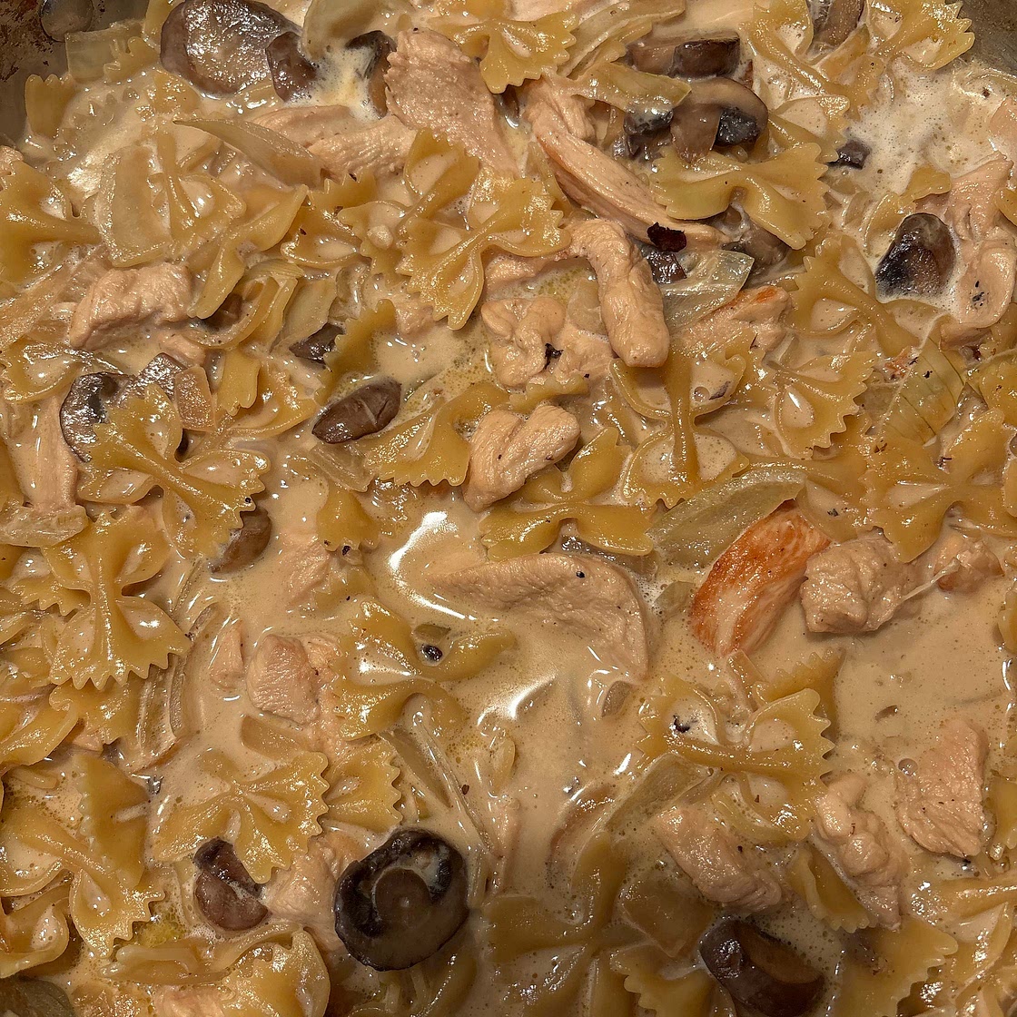 One-Pot Creamy Chicken Marsala Pasta Recipe by Tasty