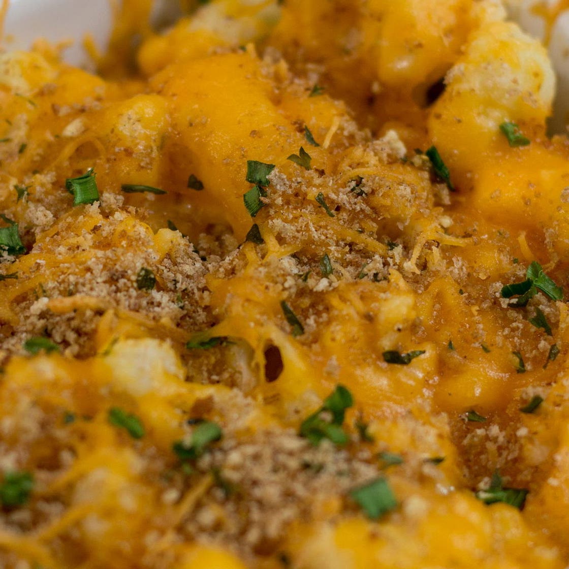 Low Carb Cauliflower Mac & Cheese