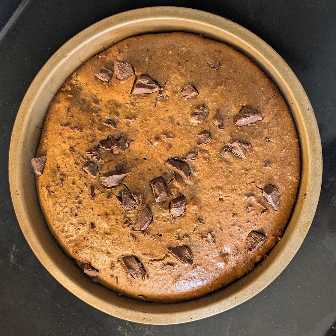 Protein Chocolate Chip Skillet Cookie