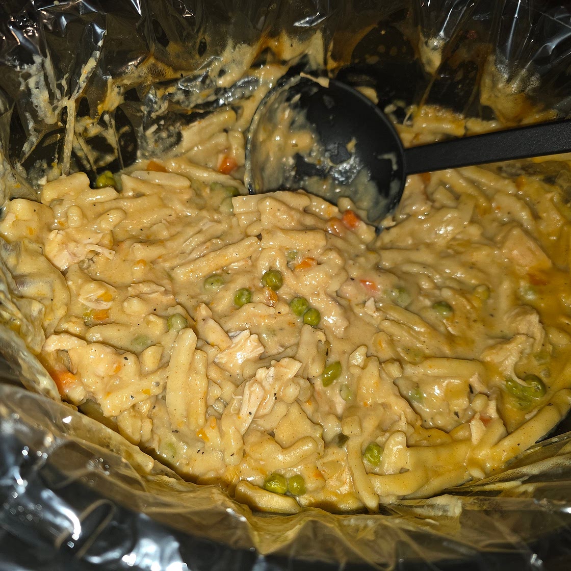Crockpot Reames Chicken and Noodles
