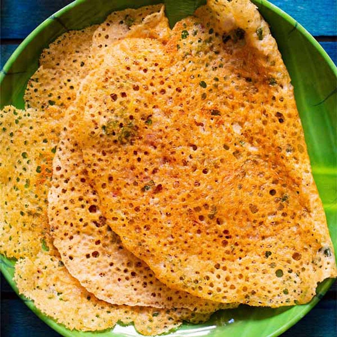 Oats Dosa (Crispy Oats Crepes)