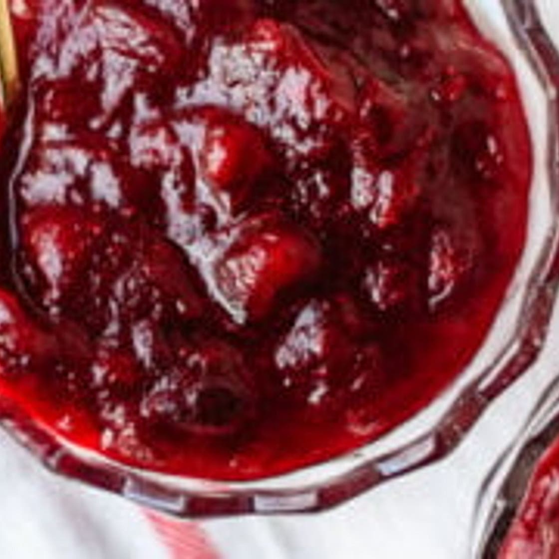 Naturally Sweetened Cranberry Sauce