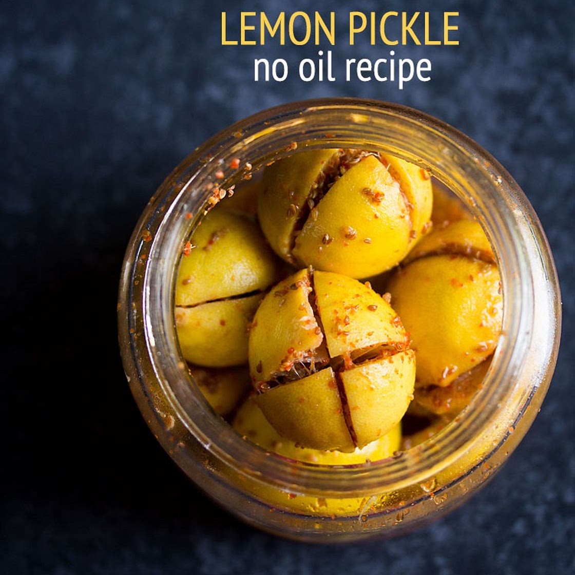 Lemon Pickle | No Oil Lime Pickle (4 Ingredients)