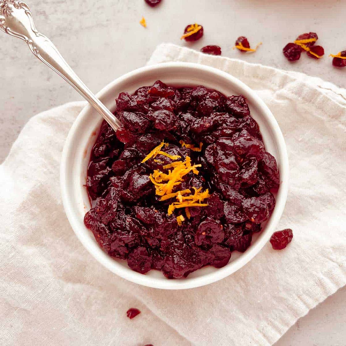 Cranberry Sauce with Dried Cranberries