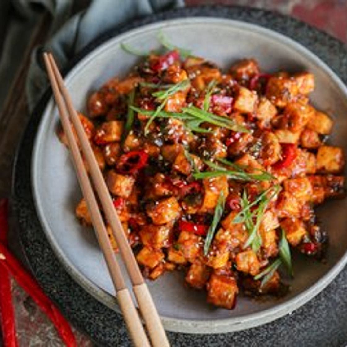 Spicy Garlic Tofu