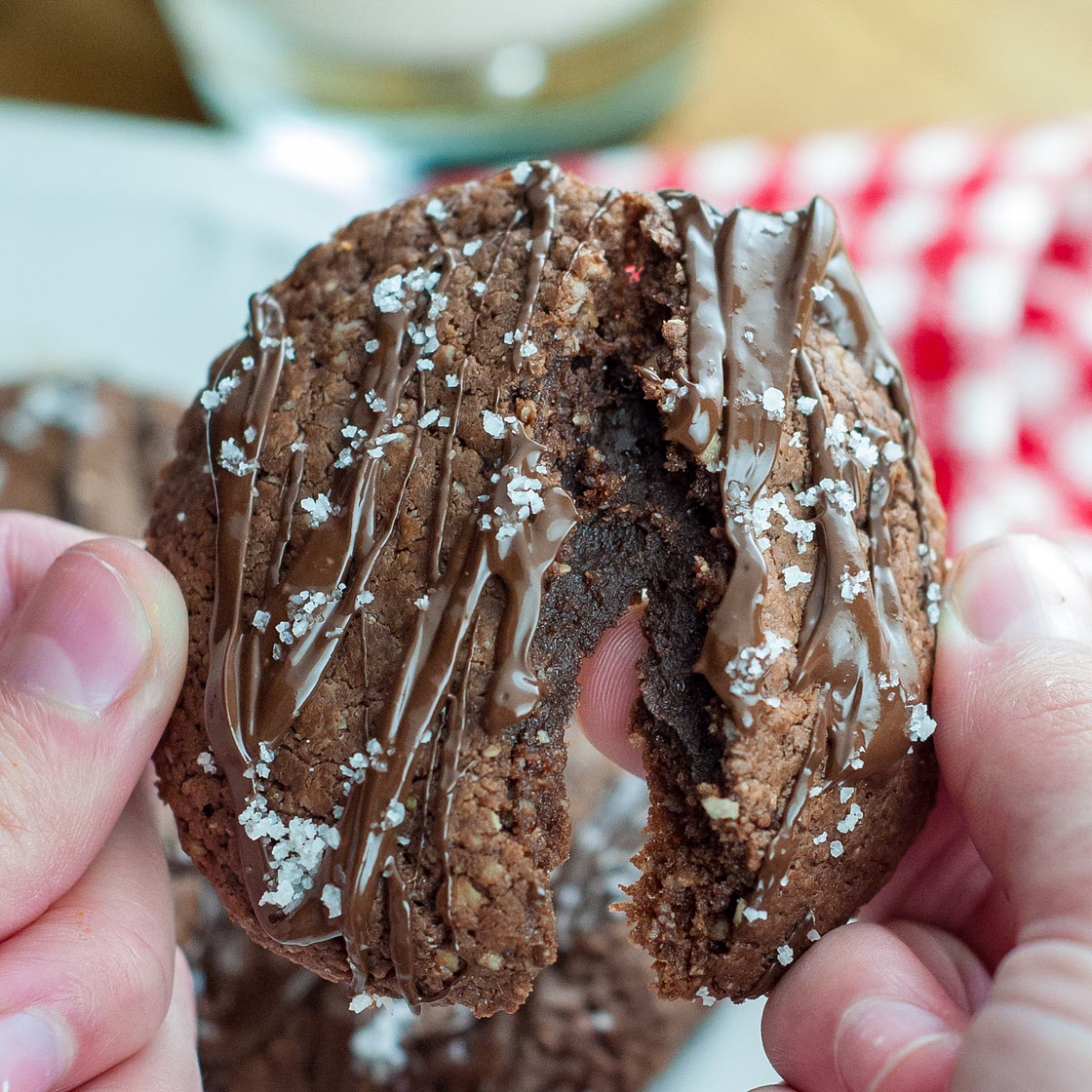 Easy Peasy Gluten-Free Nutella Cookies (No Flour)