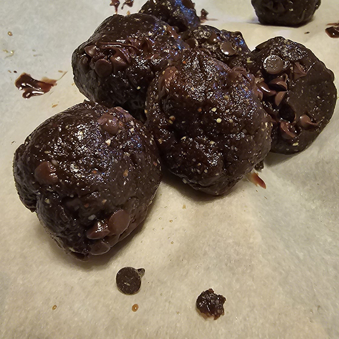 No Bake Brownie Bites