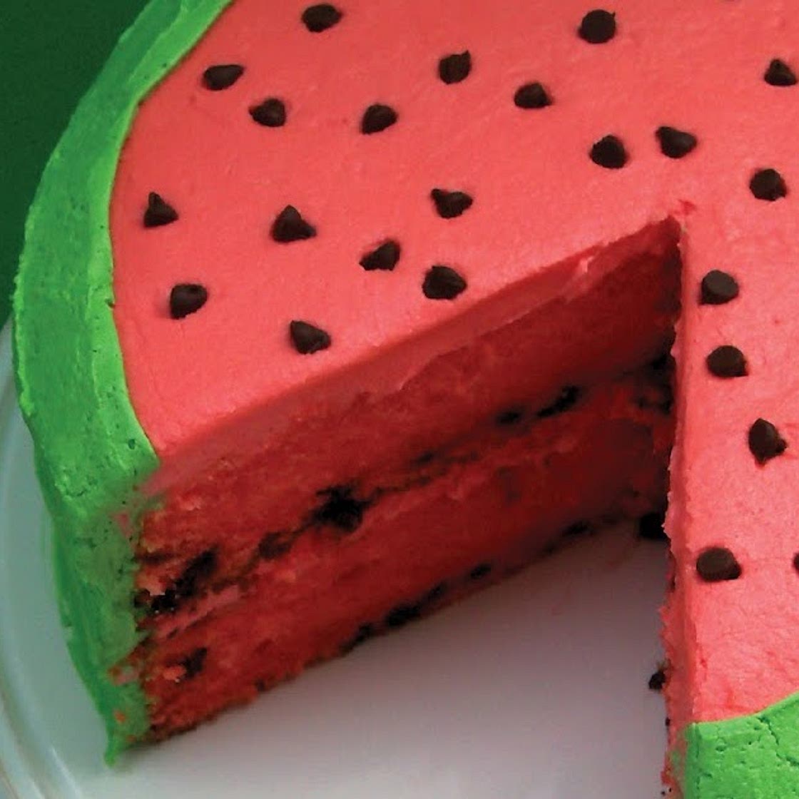 Watermelon Flavored Cake