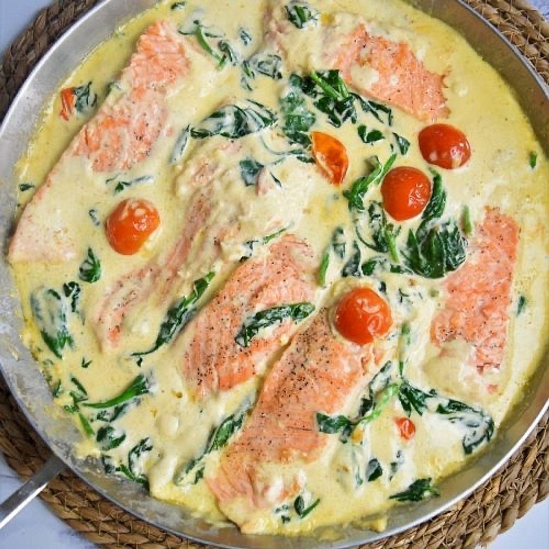 Saumon à la toscane