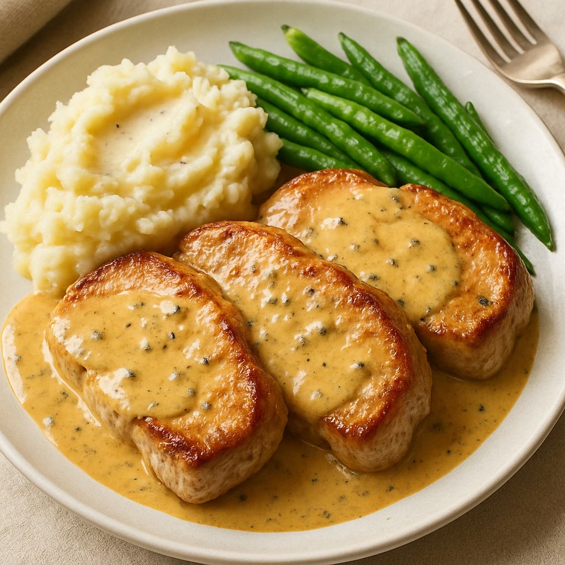 DIJON PORK - DASH Diet (pinch of nom)