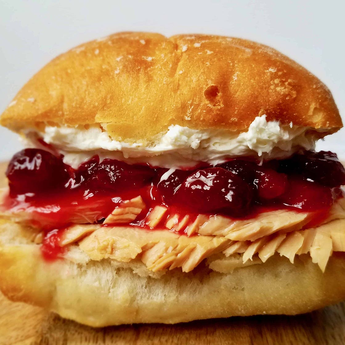 Killer Cranberry Cream Cheese Turkey Sandwich