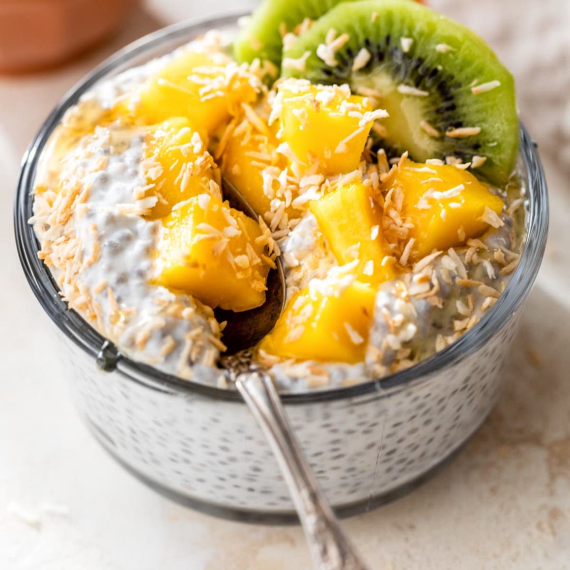 Tropical Chia Pudding Breakfast Bowl